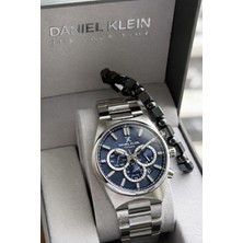 Daniel Klein Erkek Kol Saati 30 Metre Suya Dayanıklı Çelik Kordon + Bileklik Hediyeli VS.BLKT.0820