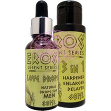Eros Legent Erkeklere Hacmine Süresine Katılığına Masaj Kremi 60 ml + Soğuk Erkeklere İçecek 30 ml