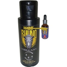 Hot Rhino Analvajinal Kaydırıcı Lubrikant Jel + Soğuk Erkeklere Özel İçecek