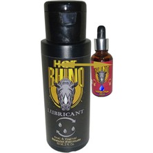 Hot Rhino Analvajinal Kaydırıcı Lubrikant Jel + Soğuk Kadınlara Özel İçecek