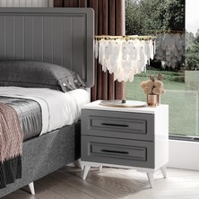 Guneystore Sport Komple Mdf Antrasit - Beyaz Komodin
