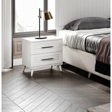 Guneystore Paris Komple Mdf Beyaz Komodin