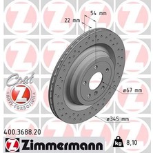 Zimmermann FREN DISKI ARKA 4-MATIC MERCEDES W166 10166 A1664230312 (2 ADET)