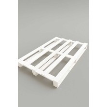Dekorela 80X100 cm Beyaz Ahşap Dekorasyon Paleti Sağlam ve Uzun Ömürlü Kullanım İçin