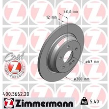Zimmermann FREN DISKI ARKA MERCEDES S-CLASS W221 C216 A2214230712 (2 ADET)