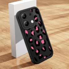 HONTINGA Xiaomi Redmi Note 13 ile Uyumlu Kılıfı Düşüme Önleyici Basitlik Anti Düşme Kamera Korumali Inek Deseni Siyah Desen Yumuşak Silikon Telefon Kılıfı Kadın ve Erkek Için Uygundur K2-0236