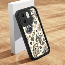 HONTINGA Infinix Smart 9 ile Uyumlu Kılıfı Düşüme Önleyici Basitlik Anti Düşme Kamera Korumali Klasik Desenler Siyah Desen Yumuşak Silikon Telefon Kılıfı Kadın ve Erkek Için Uygundur K2-0214