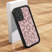 HONTINGA Xiaomi Redmi Note 11 Pro ile Uyumlu Kılıfı Düşüme Önleyici Basitlik Anti Düşme Kamera Korumali Inek Derisi Deseni Siyah Desen Yumuşak Silikon Telefon Kılıfı Kadın ve Erkek Için Uygundur K2-0235