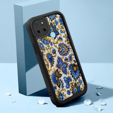 HONTINGA Realme C21Y ile Uyumlu Kılıfı Düşüme Önleyici Basitlik Anti Düşme Kamera Korumali Klasik Desenler Siyah Desen Yumuşak Silikon Telefon Kılıfı Kadın ve Erkek Için Uygundur K2-0214
