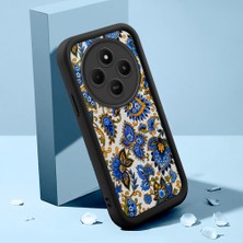 HONTINGA Xiaomi Redmi A4 ile Uyumlu Kılıfı Düşüme Önleyici Basitlik Anti Düşme Kamera Korumali Klasik Desenler Siyah Desen Yumuşak Silikon Telefon Kılıfı Kadın ve Erkek Için Uygundur K2-0214