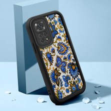 HONTINGA Xiaomi Redmi Note 11 ile Uyumlu Kılıfı Düşüme Önleyici Basitlik Anti Düşme Kamera Korumali Klasik Desenler Siyah Desen Yumuşak Silikon Telefon Kılıfı Kadın ve Erkek Için Uygundur K2-0214