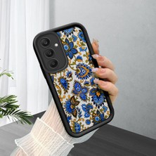 HONTINGA Samsung Galaxy S25 ile Uyumlu Kılıfı Düşüme Önleyici Basitlik Anti Düşme Kamera Korumali Klasik Desenler Siyah Desen Yumuşak Silikon Telefon Kılıfı Kadın ve Erkek Için Uygundur K2-0214