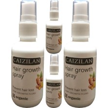 Caizilan Hair Growth Spray 4 Adet Zencefil Özlü Saça Boyut Spreyi 50 ml