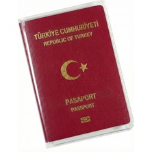 Spelt Şeffaf Dikey Pasaport Kaplama Koruma Kılıfı Poliüretan Malzeme ile Pratik Kullanım Sağlar