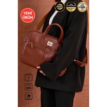 Vardo [ Isim Yazılabilir ] Apollonia '' 13-14 Inç Premium Tasarım Laptop ve Evrak Çantası