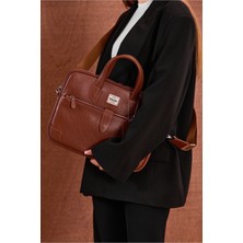 Vardo [ Isim Yazılabilir ] Apollonia '' 13-14 Inç Premium Tasarım Laptop ve Evrak Çantası