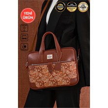 Vardo [ Isim Yazılabilir ] Apollonia '' 13-14 Inç Premium Tasarım Laptop ve Evrak Çantası