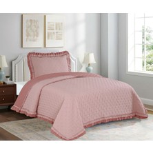 Goblette Home Lara Tek Kişilik Volanlı Yatak Örtüsü Takımı - 180X240 cm