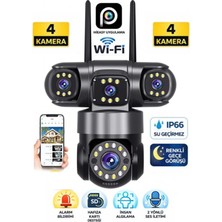 Blackbird Game Center Esvısıon Es-5904 4K Ultra HD 4 Kameralı Wifi Akıllı Güvenlik Kamera