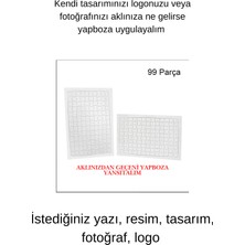 PremiumPort Kişiye Özel 99 Parça Tasarımlı Yapboz, Sevgili ve Aile Hediye Seti