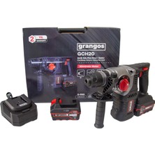 Grangos GCH20-F2 20V 5 Ah Çift Akülü Sds-Plus Kırıcı/delici