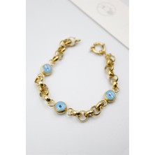 Royaleks Nazar Boncuk Bileklik - Altın