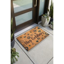 Vitali Home Chram Natürel Hoşgeldiniz Paspas Dış Kapı Paspası Kıl Kapı Önü Paspası 2016