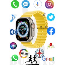 Normadia Huawei P40 Pro+ Uyumlu Watch 8 Ultra 49MM Amoled Ekranlı Akıllı Saat