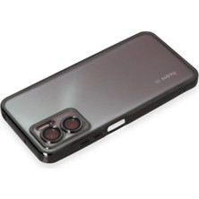 MK Beykoz Newface Xiaomi Redmi Note 11E Kılıf Razer Lensli Silikon - Siyah