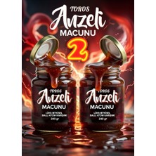 2 Kavanoz Toros Anzeli Ballı Karışık Bitkisel Macun Güç ve Ginsengli 2 x 240 gr