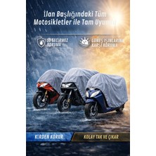 SAVEK Honda Activa S Uyumlu Lastikli Motosiklet Brandası Su Geçirmez Motorsiklet Örtüsü