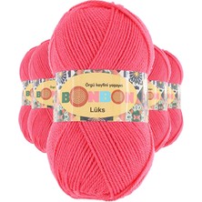 Ne Verelim Size 5 Adet Lüks Patik Ipi Yünü Mercan 98299