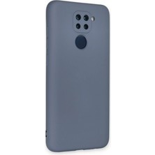 MK Beykoz Newface Xiaomi Redmi Note 9 Kılıf Nano Içi Kadife Silikon - Gri