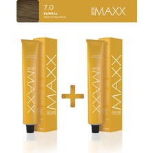 Maxx Deluxe 2'li Tüp Boya 100 ml 7.0 Kumral