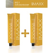 Maxx Deluxe 2'li Tüp Boya 100 ml 912.1 Ultra Açıcı Küllü Sarı