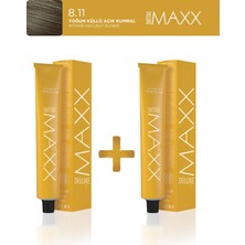 Maxx Deluxe 2'li Tüp Boya 100 ml 6.11 Yoğun Küllü Koyu Kumral