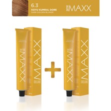 Maxx Deluxe 2'li Tüp Boya 100 ml Koyu Kumral Dore