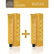 Maxx Deluxe 2'li Tüp Boya 100 ml 7.1 Küllü Kumral