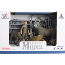 bebekokusu Model Hayvan Seti Eşek ve Sıpa-2