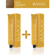 Maxx Deluxe 2'li Tüp Boya 100 ml 8.33 Kahve Köpüğü