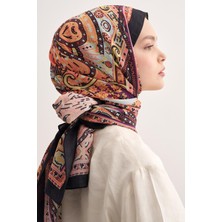 Carell Serenity Lacivert Vela Floş Şal