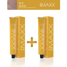 Maxx Deluxe 2'li Tüp Boya 100 ml 9.2 Bej Sarı