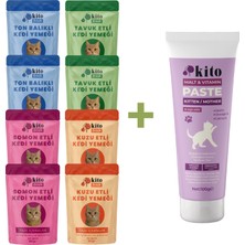 Kito Yavru Kediler Için Malt Macunu 100G + Kito Fresh %100 Taze Içerikli Mama Tanışma Paketi