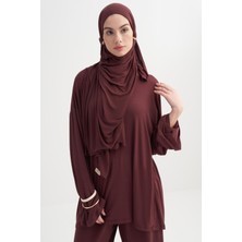 Carell Micro Modal Tunik Mürdüm