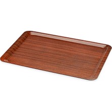 PremiumPort Kaymaz Tepsi 43X61 Cm, Mat Yüzeyli, Kraft, Dayanıklı ve Endüstriyel Kullanım