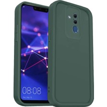 Freedom Storee Newface Huawei Mate 20 Lite Kılıf Viera Silikon - Koyu Yeşil
