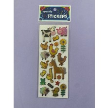  sparkly stickers ışıltılı stiker (1 adet)