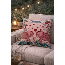 Evdek Çift Tarafı Baskılı Kırlent Kılıfı 6EOD12