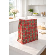 Ta-Fu Global 25X12X31 Renkli Desenli Karton Çanta 25 Adet