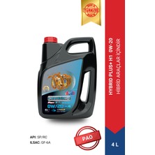 Hybrıd 0W-20 Apı Sp/rc 4 Litre Tam Sentetik Motor Yağı (Üretim Yılı: 2025)